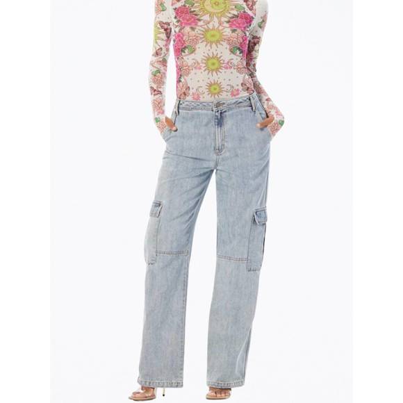 NEW AFRM zadie power mesh turtleneck top in pink tarot - Picture 1 of 3